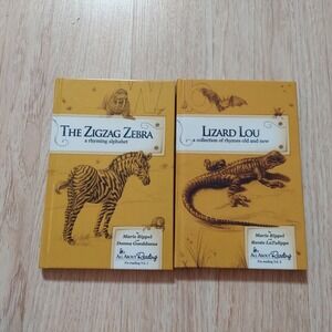 All About Reading Kids Pre Reading Vol 1 & 2 Books Zigzag Zebra Lizard Lou